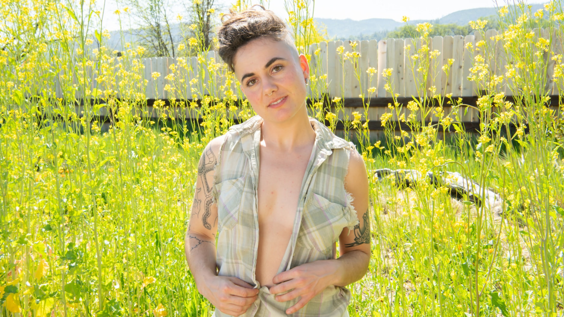 Hairy Pits in the Garden