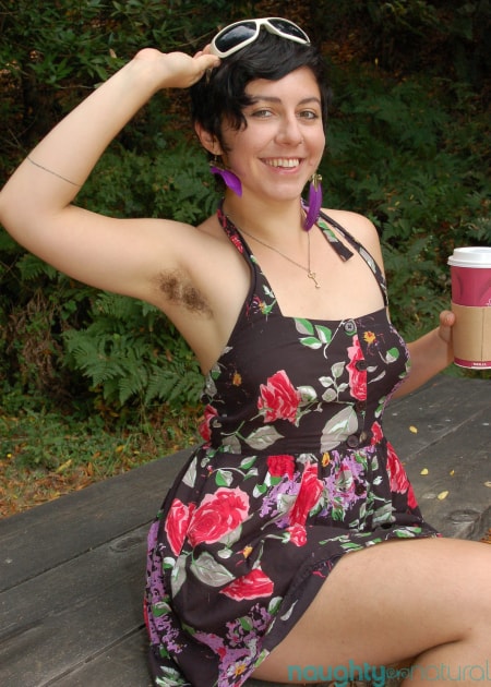 Nikki strips in the park