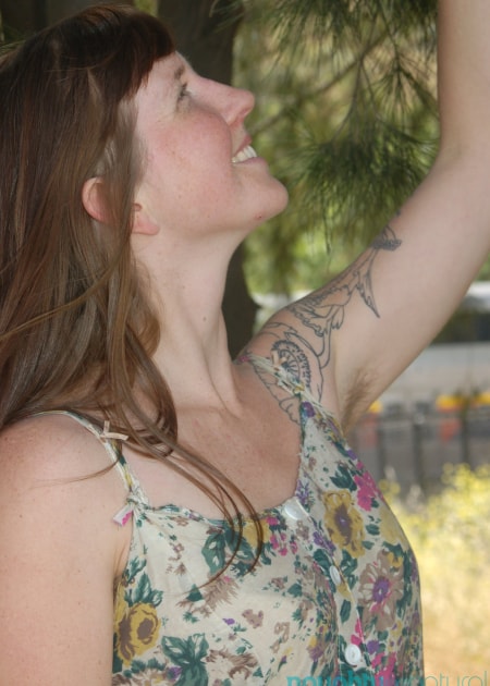 Natalie in the grass