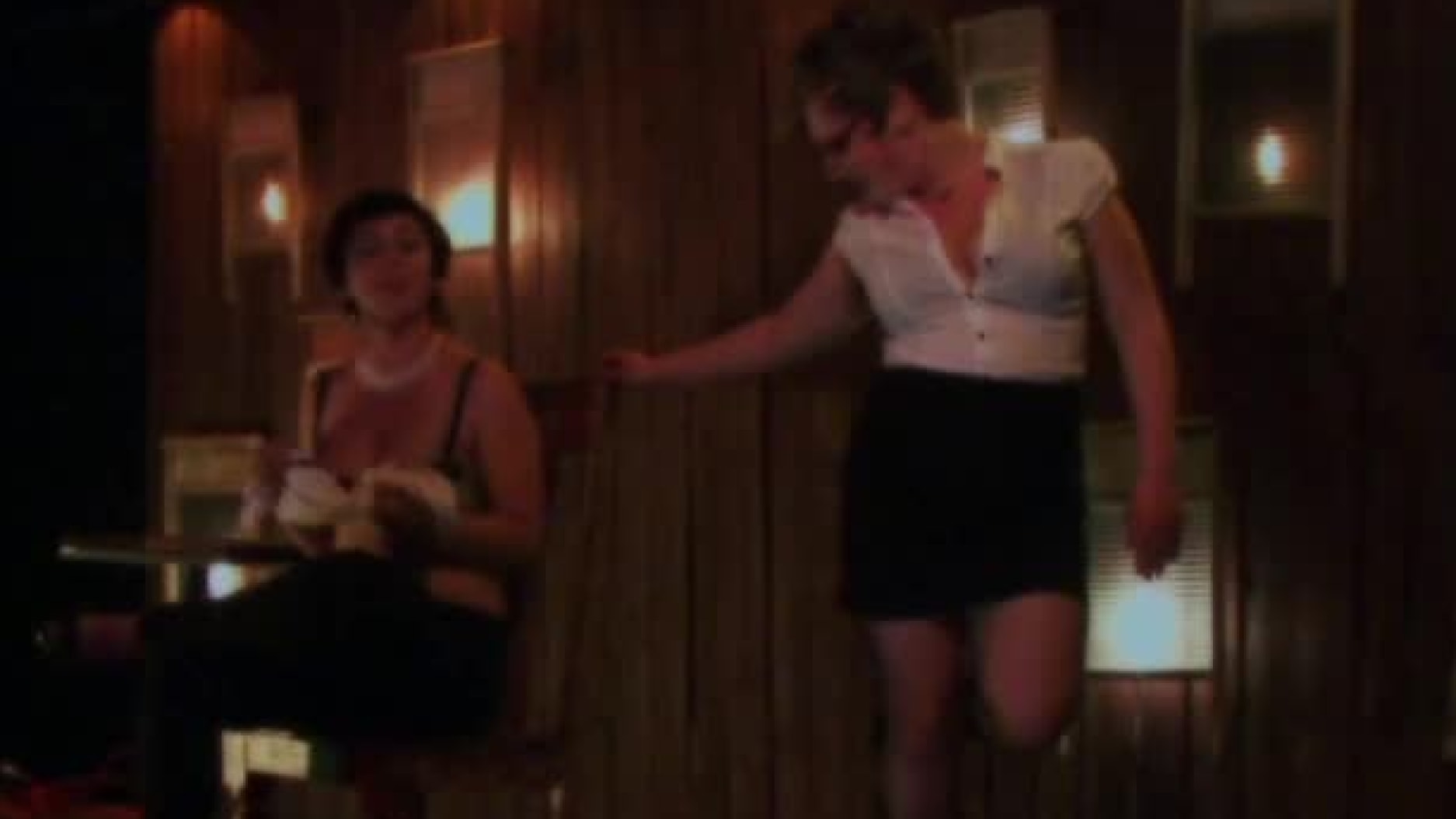 Nikki and Ava in Cum and Glitter