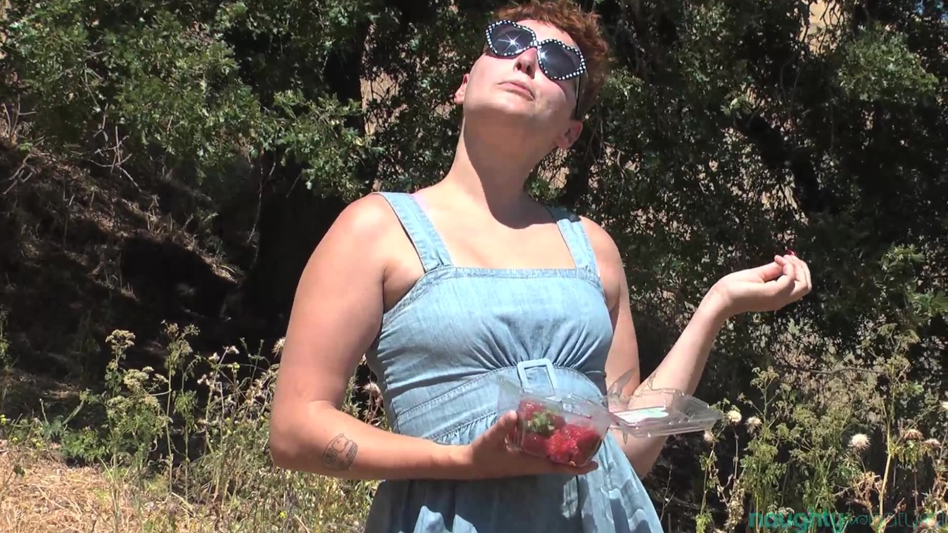 Helena Bathes in the Sun