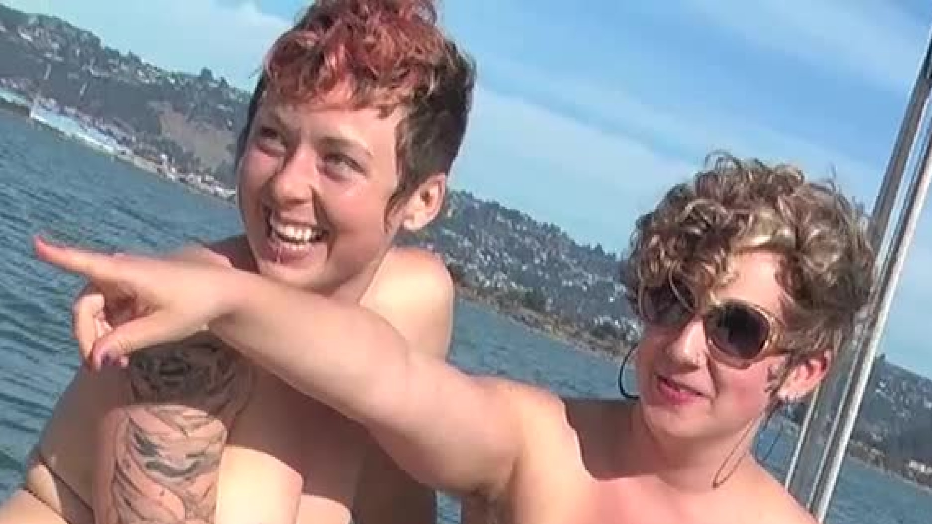 Hairy Lesbian Boat Orgy: Part 2
