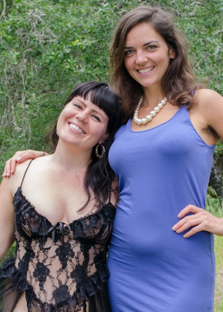 Hairy Girls in Nature