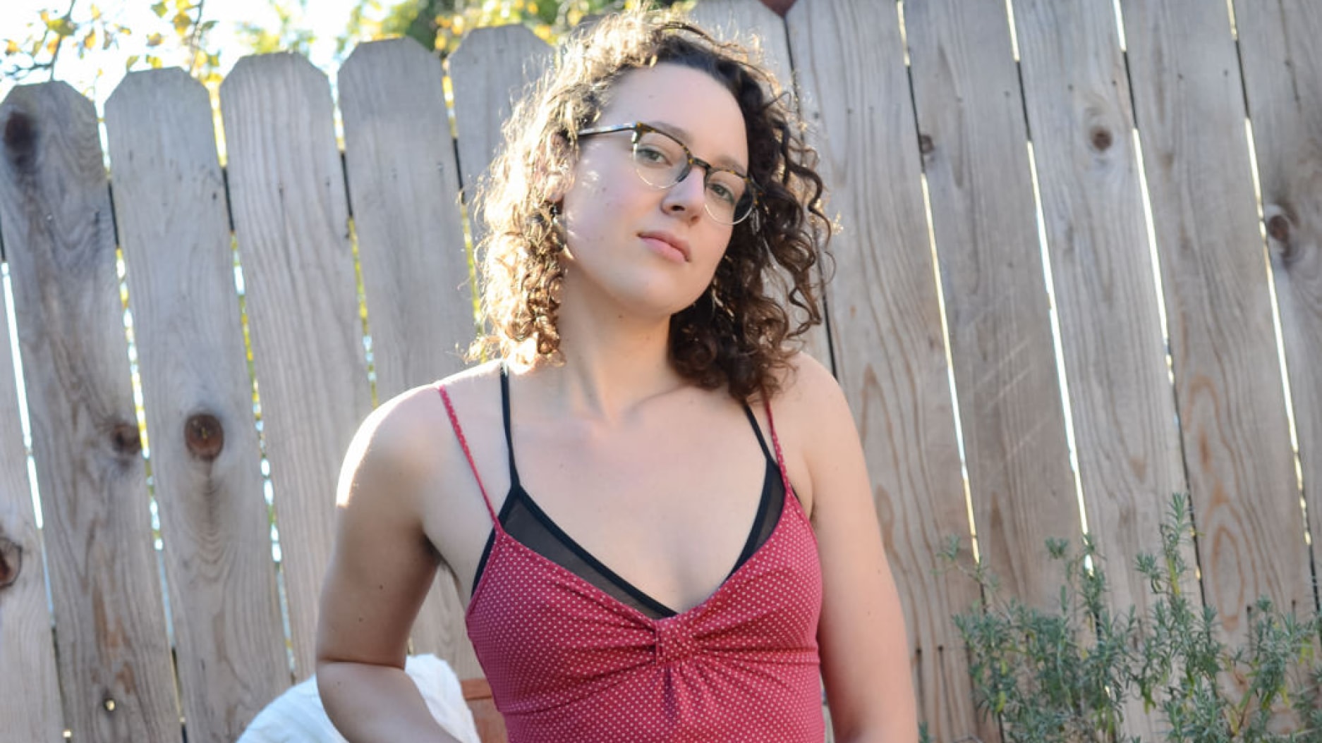 Hairy Girl w/Glasses