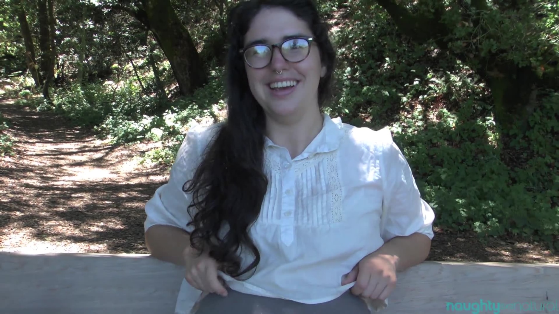 Lucy Rubs herself Down