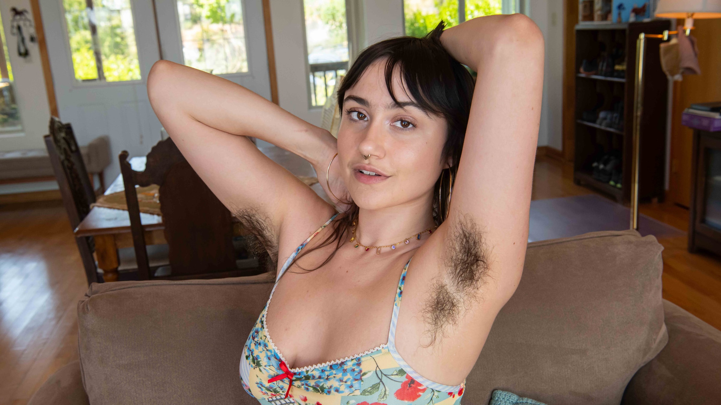 Lapping up her Sweet Scent