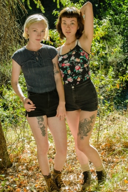 Real Life Lesbian Couple!